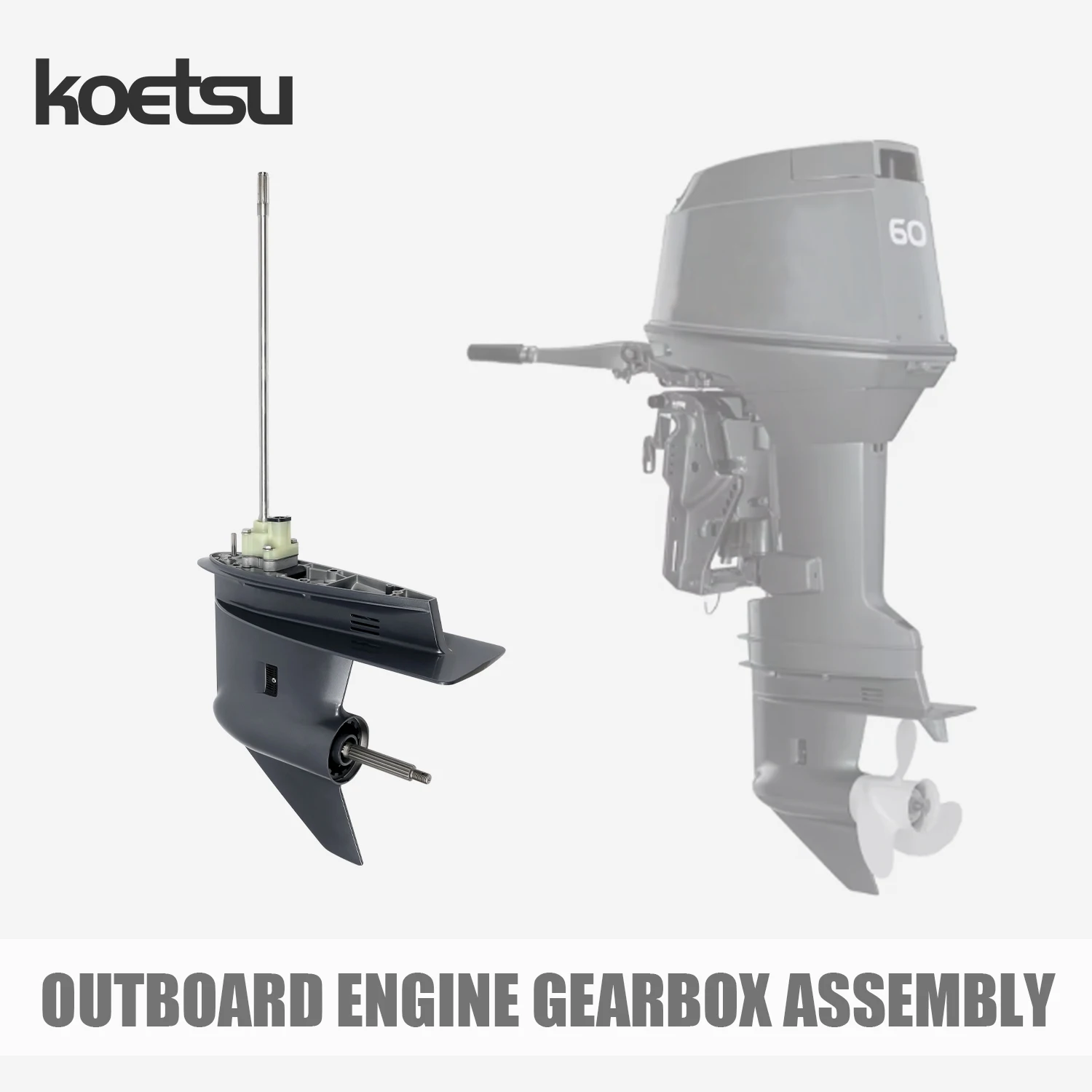 Koetsu Outboard Engine Gearbox Assembly Suitable For Yamaha 2-stroke 60 HP Underwater Housing Components 69D-45300-01-4D Long
Koetsu Outboard Engine Gearbox Assembly Suitable For Yamaha 2-stroke 60 HP Underwater Housing Components 69D-45300-01-4D Long