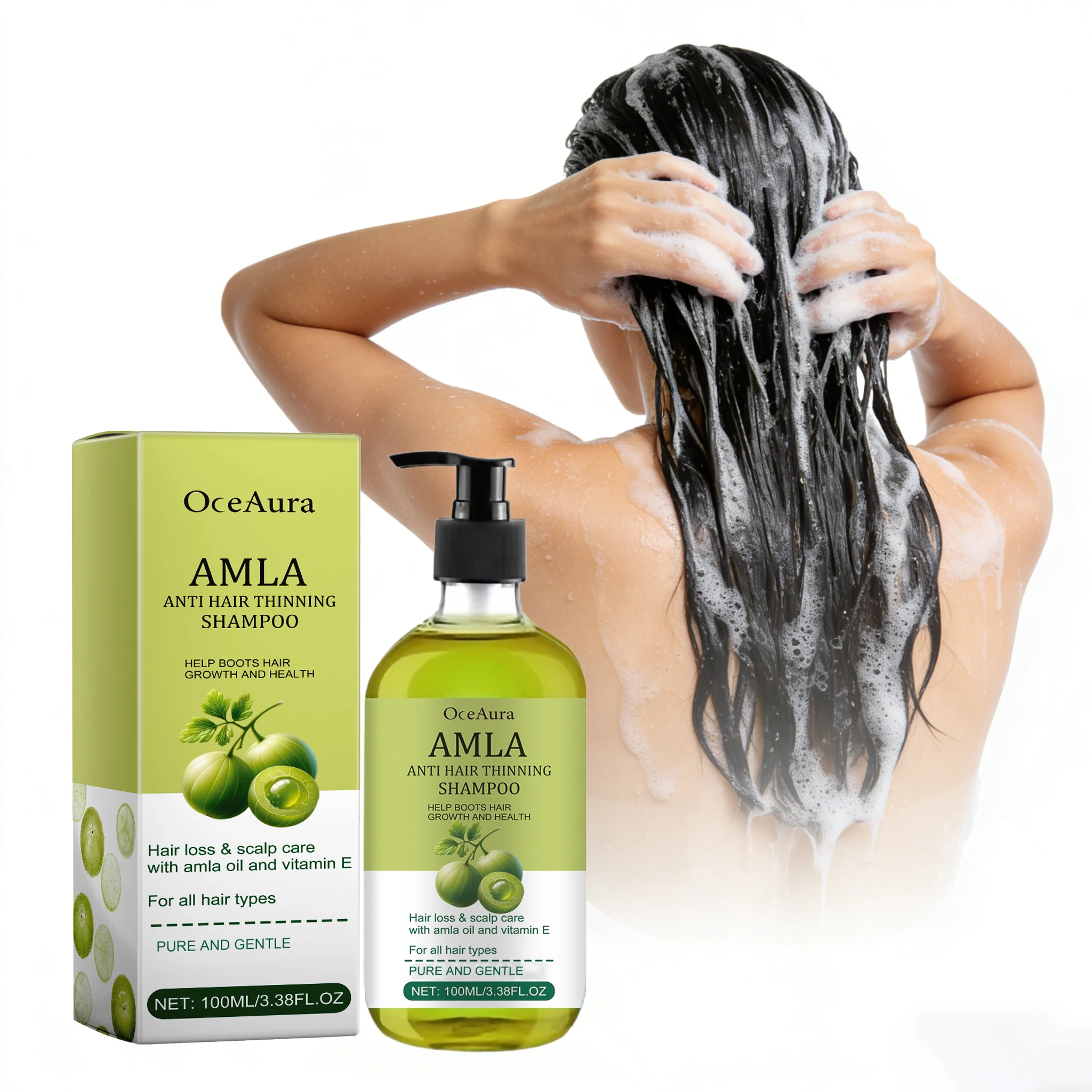 Шампунь для волос с амлой 100 мл: нежное очищение, питание кожи головы, укрепление корней, придание блеска и объема
Шампунь для волос с амлой 100 мл: нежное очищение, питание кожи головы, укрепление корней, придание блеска и объема