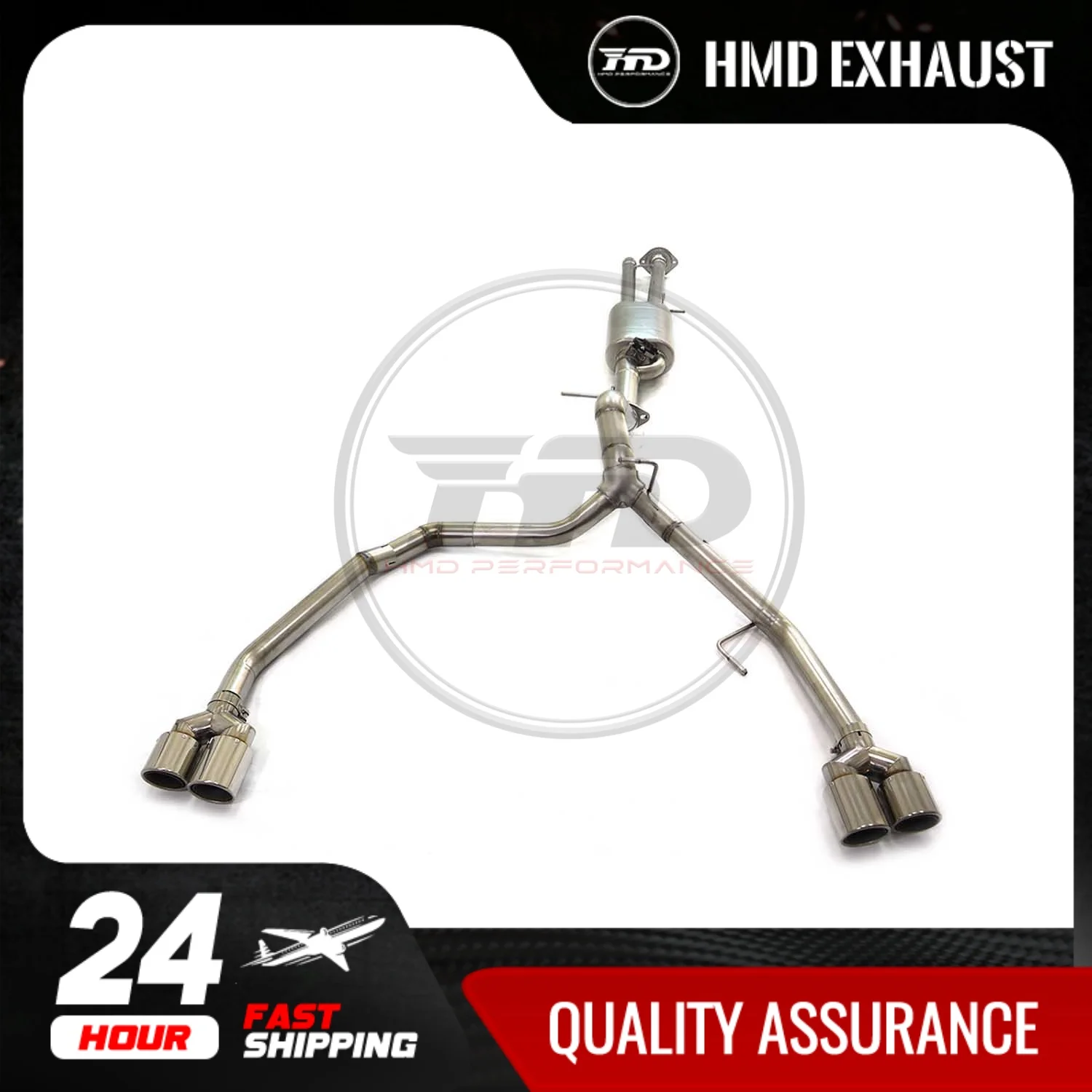 HMD Hot sale Stainless Steel Exhaust System Performance Catback for Hummer H2 6.0L Muffler With Valve
HMD Hot sale Stainless Steel Exhaust System Performance Catback for Hummer H2 6.0L Muffler With Valve