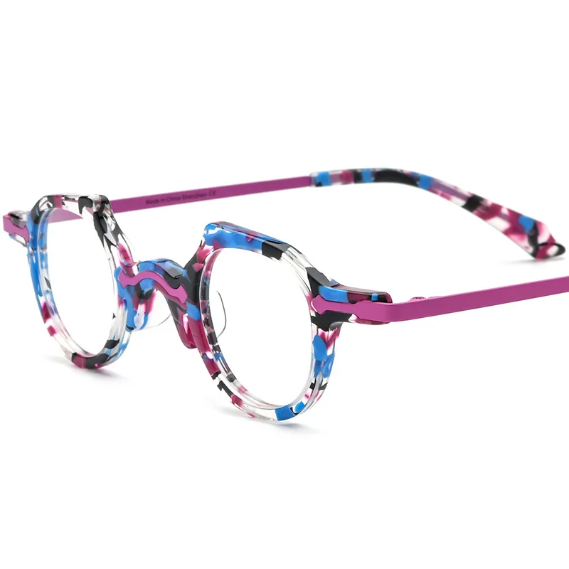 New multi-color round frosted plate glasses frame for men and women can be equipped with myopia anti blue light glasses frame
New multi-color round frosted plate glasses frame for men and women can be equipped with myopia anti blue light glasses frame