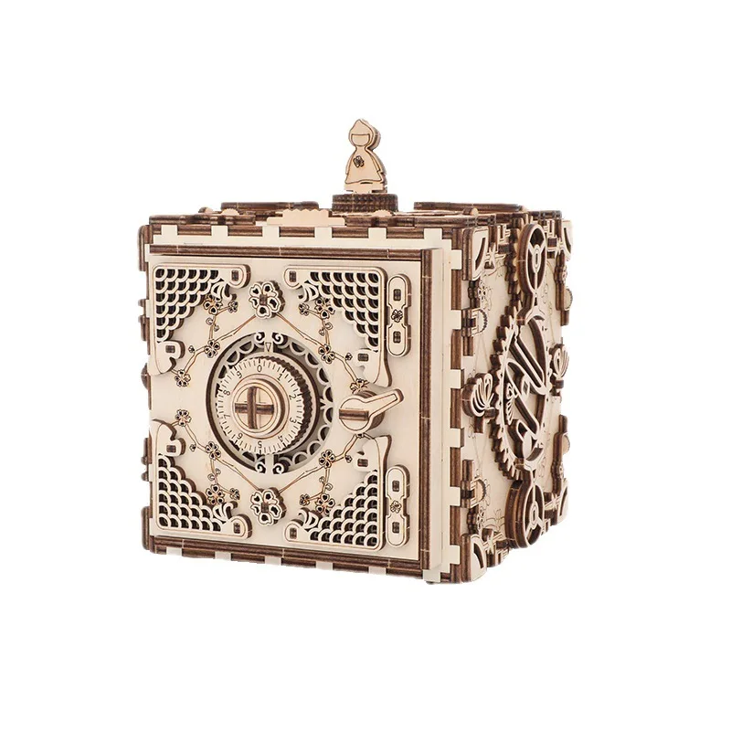 Handmade Assembly Mechanical Lockbox Diy Music Box Creative Wooden Music Box Birthday Gift for Girlfriend 3D
Handmade Assembly Mechanical Lockbox Diy Music Box Creative Wooden Music Box Birthday Gift for Girlfriend 3D