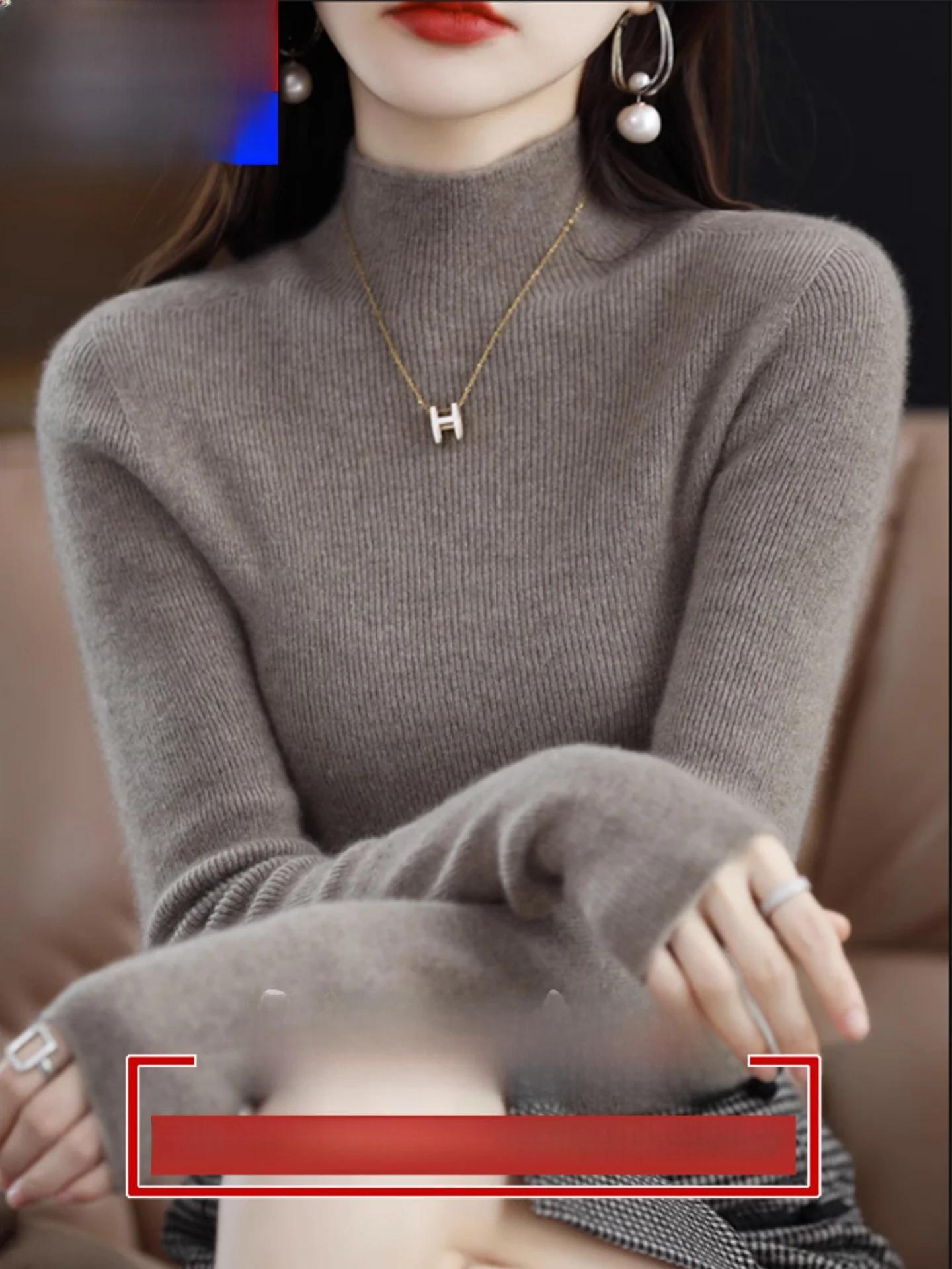 Women's Knitted Cashmere Sweater Half High Collar Thickened Autumn Winter Fashionable Slim Fit Base Shirt Pure Color Commute ...
Women's Knitted Cashmere Sweater Half High Collar Thickened Autumn Winter Fashionable Slim Fit Base Shirt Pure Color Commute ...