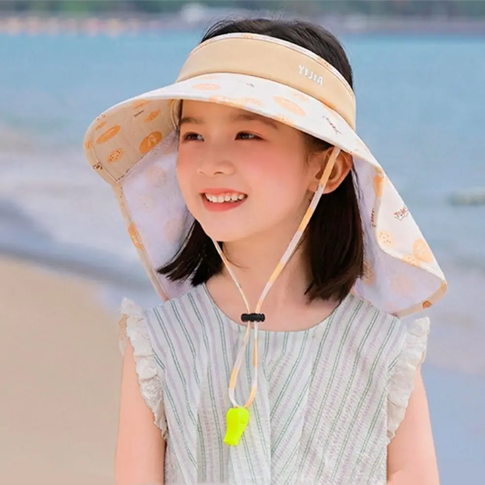 Fashion Big Brim Children's Sun Hat Ice Silk Sun Protection Whistle Sunscreen Hat Breathable Thin Summer Sunshade Hat Baby
Fashion Big Brim Children's Sun Hat Ice Silk Sun Protection Whistle Sunscreen Hat Breathable Thin Summer Sunshade Hat Baby