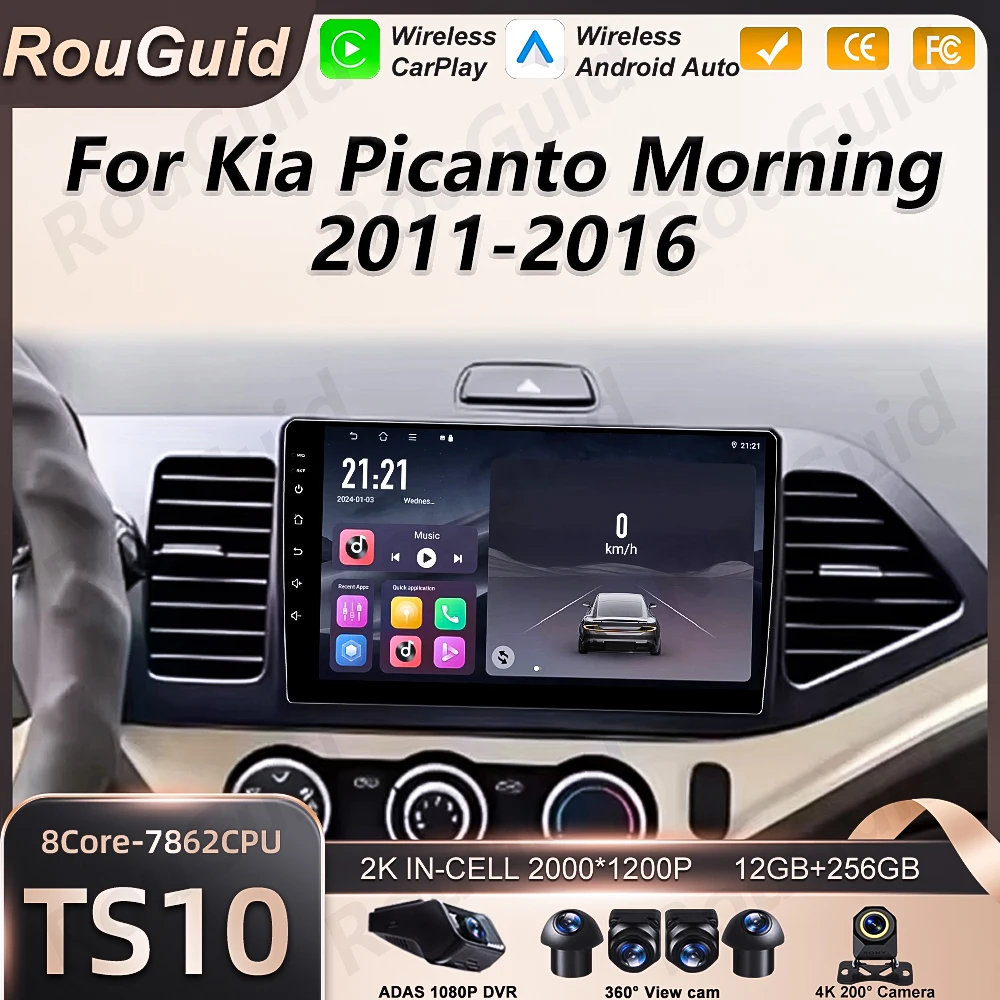 Android 16 Carplay For KIA PICANTO Morning 2011 2012 2013 2014 2015 2016 Car Radio Video Multimedia Player 5G Wifi GPS Wireless
Android 16 Carplay For KIA PICANTO Morning 2011 2012 2013 2014 2015 2016 Car Radio Video Multimedia Player 5G Wifi GPS Wireless