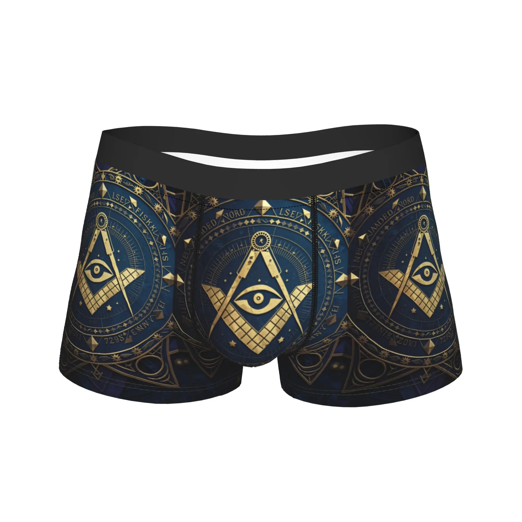 Freemason Masonic Square And Compass Underwear Pattern Boxer Shorts Quality Man Underpants Funny Boxer Brief Gift
Freemason Masonic Square And Compass Underwear Pattern Boxer Shorts Quality Man Underpants Funny Boxer Brief Gift