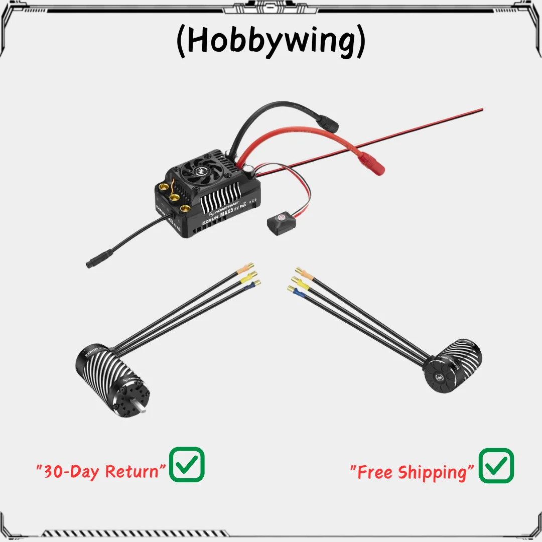 HOBBYWING EZRUN MAX5 HV PLUS G2 500A ESC 5690 56118SL Двигатели с сенсорным бесщеточным комбинированным двигателем для 1/7 1/8 RC Модель автомобиля Багги Аксессуары
HOBBYWING EZRUN MAX5 HV PLUS G2 500A ESC 5690 56118SL Двигатели с сенсорным бесщеточным комбинированным двигателем для 1/7 1/8 RC Модель автомобиля Багги Аксессуары