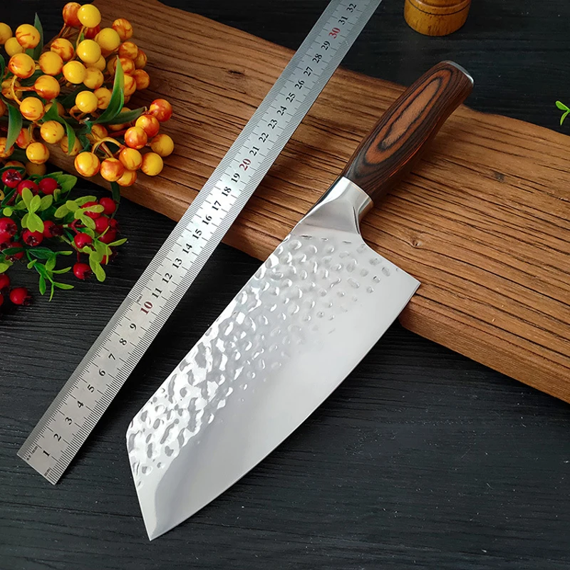 Stainless Steel Chinese Slicing Vegetables Cutter Cleaver Chopping Knife Butcher Meat Boning Utility Knife Kitchen Cooking Tools
Stainless Steel Chinese Slicing Vegetables Cutter Cleaver Chopping Knife Butcher Meat Boning Utility Knife Kitchen Cooking Tools