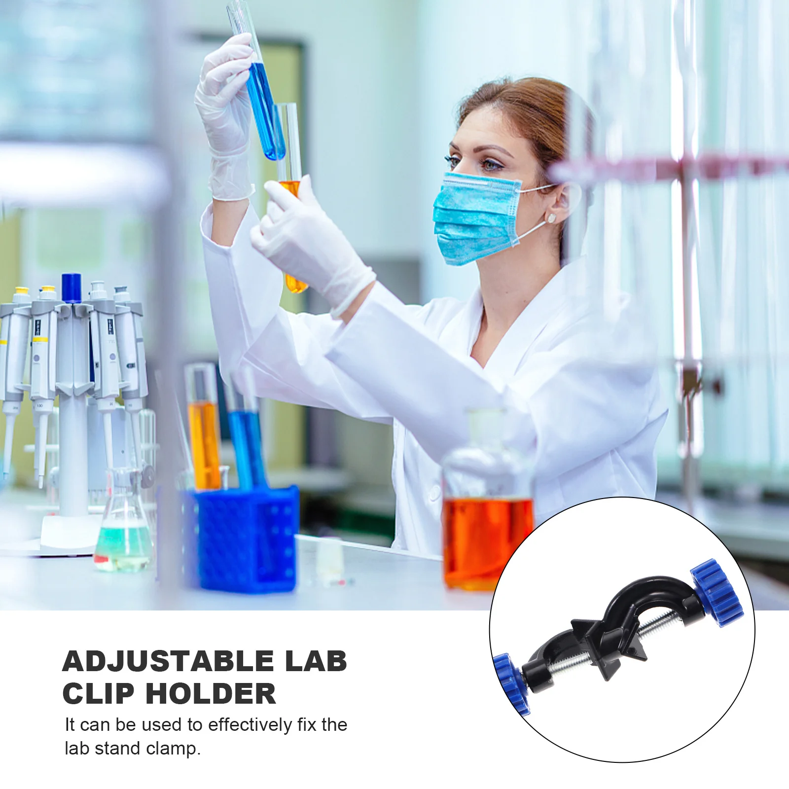 2 Pcs Cross Clip Adjustable Holder Right Angle Support Equipment Clamp Plastic Laboratory Supplies 
2 Pcs Cross Clip Adjustable Holder Right Angle Support Equipment Clamp Plastic Laboratory Supplies