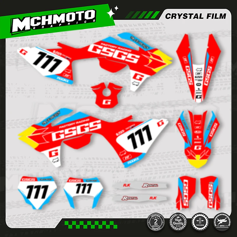 MCHMFG Custom Team Graphics Backgrounds Decals Stickers Kit For GASGAS 2024-2026 EC MC Motorcycle Decal Sticker 004
MCHMFG Custom Team Graphics Backgrounds Decals Stickers Kit For GASGAS 2024-2026 EC MC Motorcycle Decal Sticker 004
