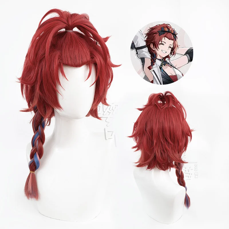Game Wuthering Waves Chixia Cosplay Wig 45CM Red Blue Pink Heat Resistant Synthetic Hair Anime Chixia Cosplay Wigs Halloween Wig
Game Wuthering Waves Chixia Cosplay Wig 45CM Red Blue Pink Heat Resistant Synthetic Hair Anime Chixia Cosplay Wigs Halloween Wig