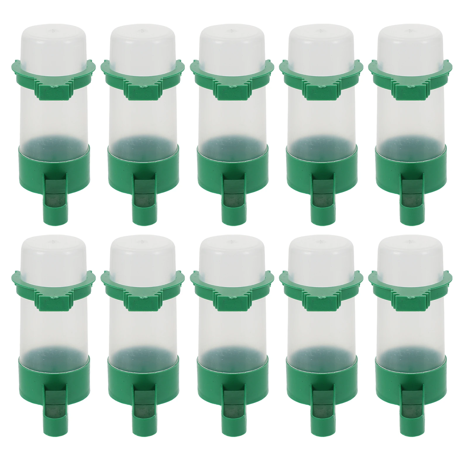 10 Pcs Automatic Drinking Fountain Bird Water Feeder No Mess for Cage Parrot Dispenser Pet Parakeets Plastic Feeders with Birds
10 Pcs Automatic Drinking Fountain Bird Water Feeder No Mess for Cage Parrot Dispenser Pet Parakeets Plastic Feeders with Birds