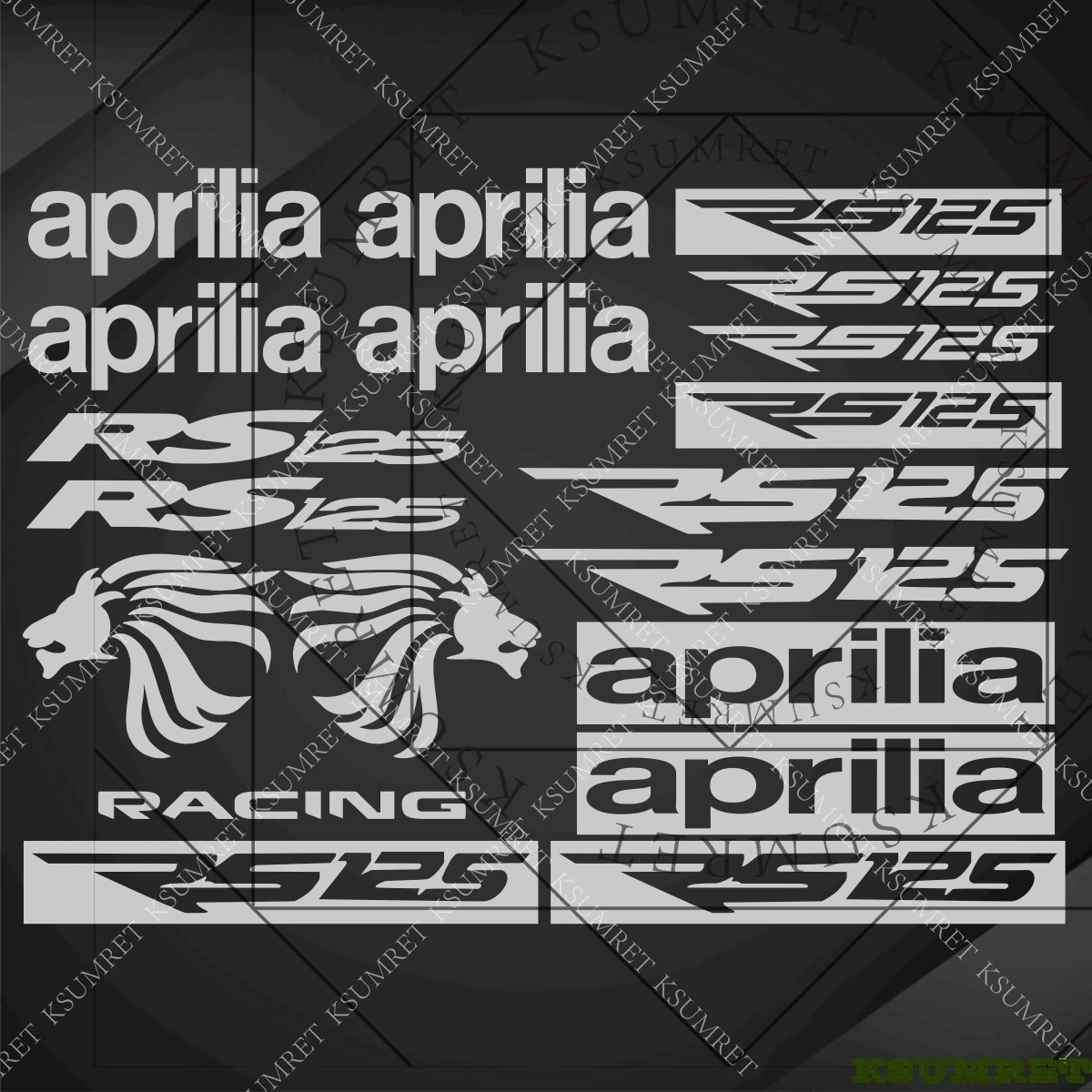 For Aprilia Rs 125 Stickers Motorcycle Sticker Decal Moto Fuel Tank Rs125 Logo Decals Kit
For Aprilia Rs 125 Stickers Motorcycle Sticker Decal Moto Fuel Tank Rs125 Logo Decals Kit