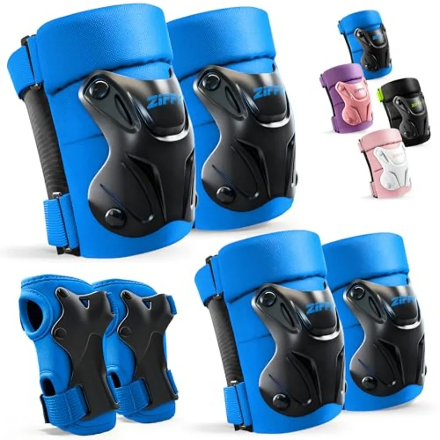 Knee Pads for,Adjustable Knee and Elbow Pads Set with Wrist Guard, Protective Gear for Boys Girls Skateboard Roller Skating Cyc
Knee Pads for,Adjustable Knee and Elbow Pads Set with Wrist Guard, Protective Gear for Boys Girls Skateboard Roller Skating Cyc