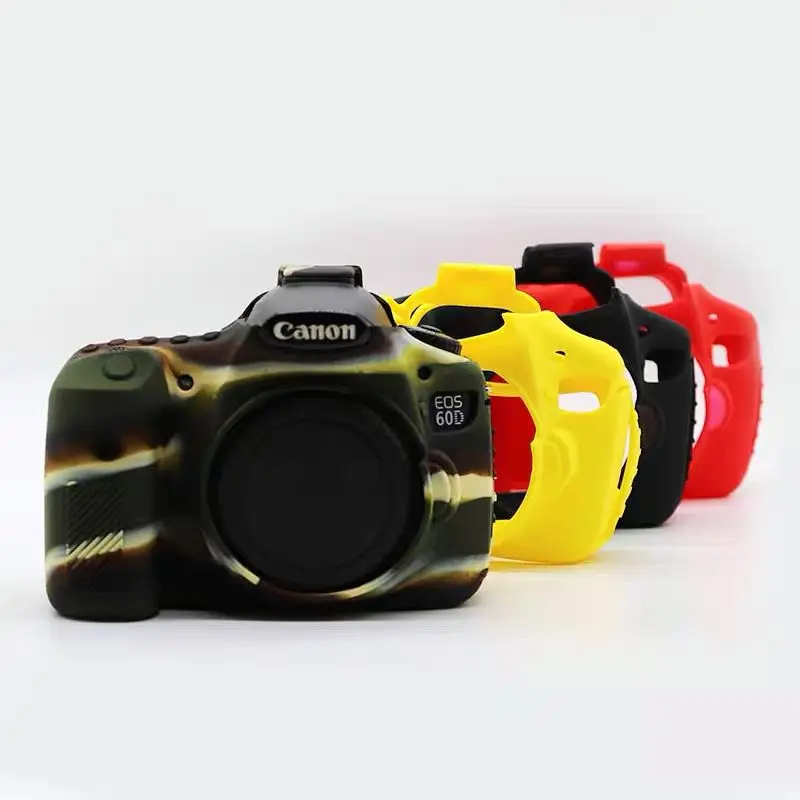 Soft Silicon Sleeve Armor Skin Case Body Cover Protector for Canon EOS 60D EOS60D DSLR Camera Rubber Shell Protective Video Bag
Soft Silicon Sleeve Armor Skin Case Body Cover Protector for Canon EOS 60D EOS60D DSLR Camera Rubber Shell Protective Video Bag