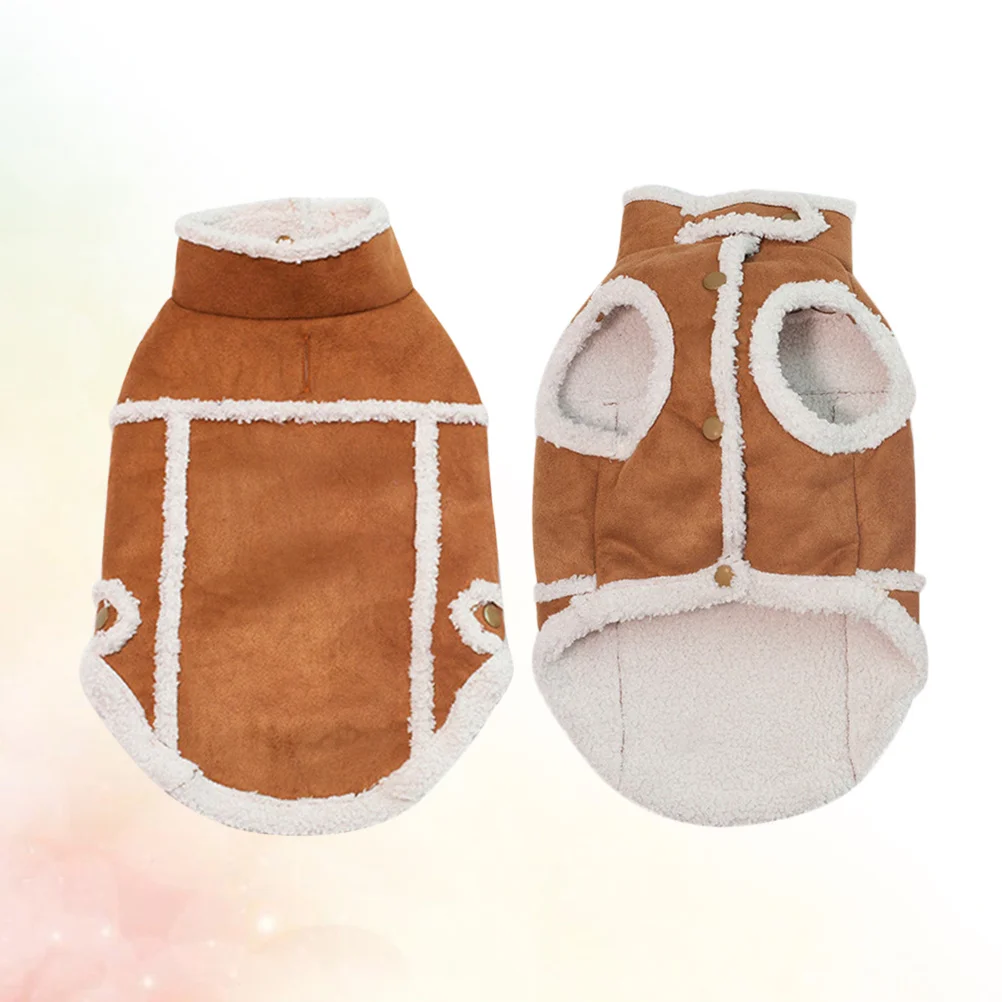 Dog Jacket England Style Suede Warm Coat For Puppy Pet Durable Outdoor Walking Jogging Party Photo Use Brown Size S Pet
Dog Jacket England Style Suede Warm Coat For Puppy Pet Durable Outdoor Walking Jogging Party Photo Use Brown Size S Pet