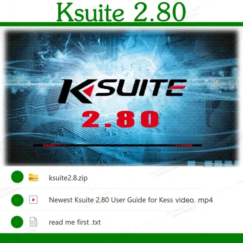 Newest software Ksuite 2.80 work with K E S S V2 V5.017 RSA Error Unlock Corrected for Car Truck Bike Tractros EU Version
Newest software Ksuite 2.80 work with K E S S V2 V5.017 RSA Error Unlock Corrected for Car Truck Bike Tractros EU Version