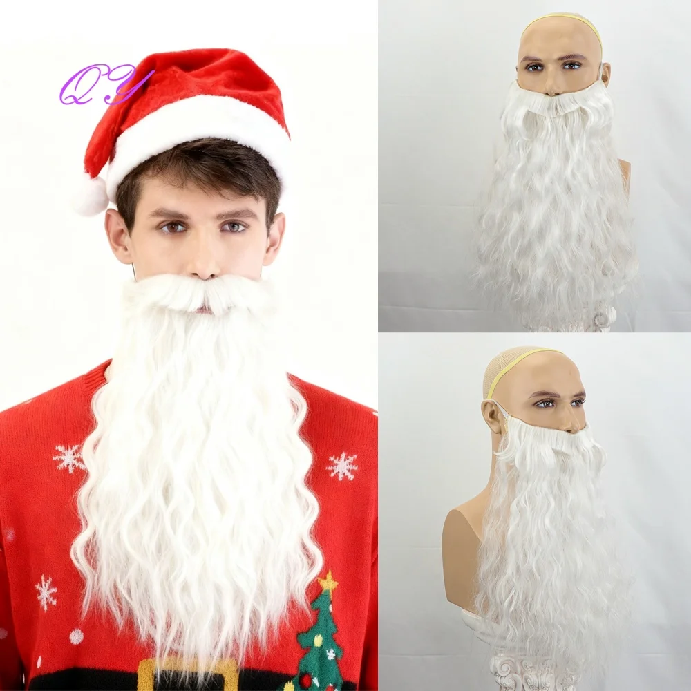 Santa Claus Hair Beard For Men, Synthetic Long Wavy Grey Perfect For Christmas, Holiday Events, And Festive Costume Dress Up
Santa Claus Hair Beard For Men, Synthetic Long Wavy Grey Perfect For Christmas, Holiday Events, And Festive Costume Dress Up