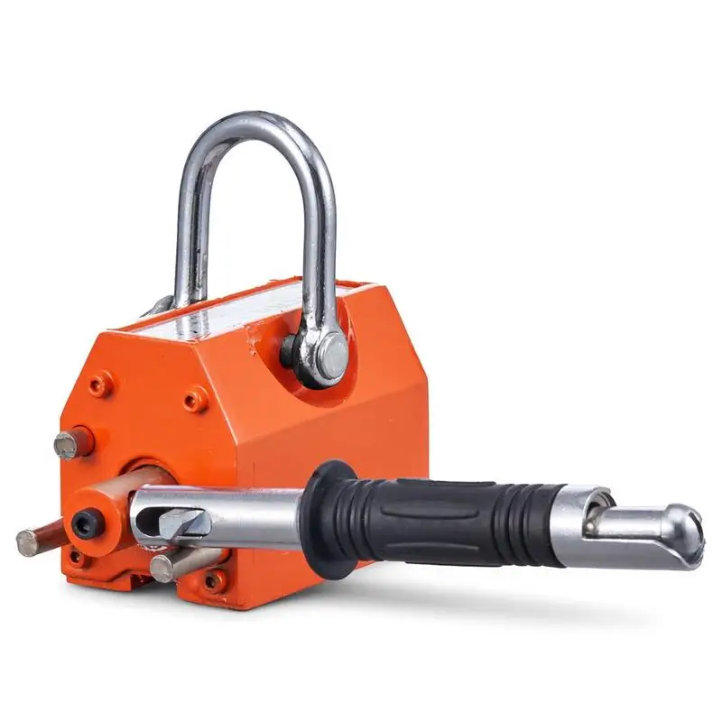 Neodymium Hoist Magnet 220lbs/100kg Capacity For Factory Warehouse Workshop 2.5 Safety Factor Heavy Duty Permanent Magnetic Lifter Manual Release Lever Steel Block Plate Lifting Tool
Neodymium Hoist Magnet 220lbs/100kg Capacity For Factory Warehouse Workshop 2.5 Safety Factor Heavy Duty Permanent Magnetic Lifter Manual Release Lever Steel Block Plate Lifting Tool