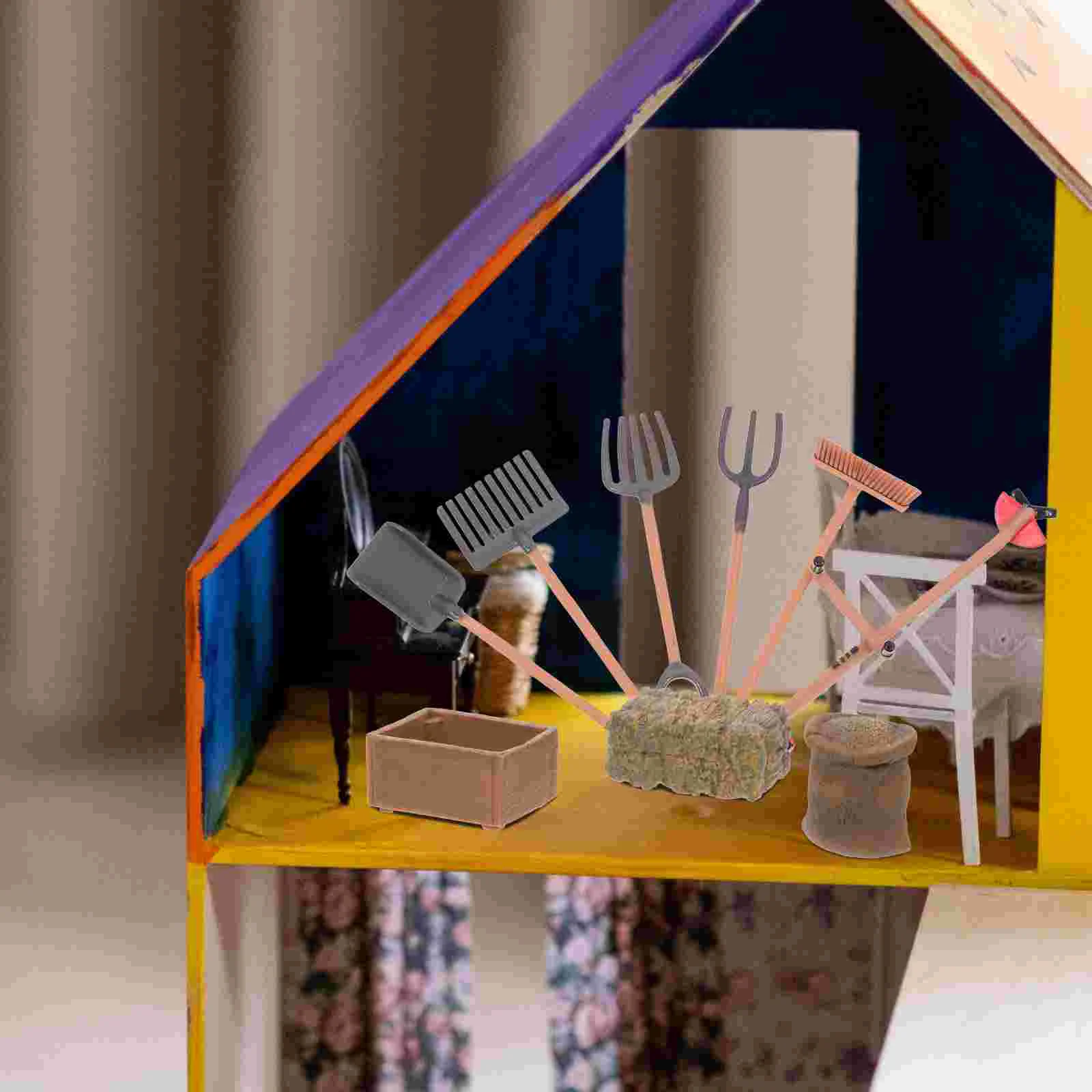 Simulation Farm Tools Miniature Decor House Garden Models Kids Toy Plastic Prop Farmhouse Set Accessories
Simulation Farm Tools Miniature Decor House Garden Models Kids Toy Plastic Prop Farmhouse Set Accessories