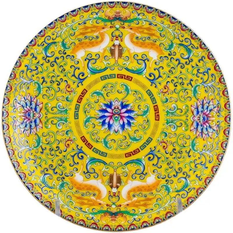 1pcs Enamel Color Household Deep Vegetable Plate Hotel Commercial Bone Plate Chinese Shallow Plate
1pcs Enamel Color Household Deep Vegetable Plate Hotel Commercial Bone Plate Chinese Shallow Plate
