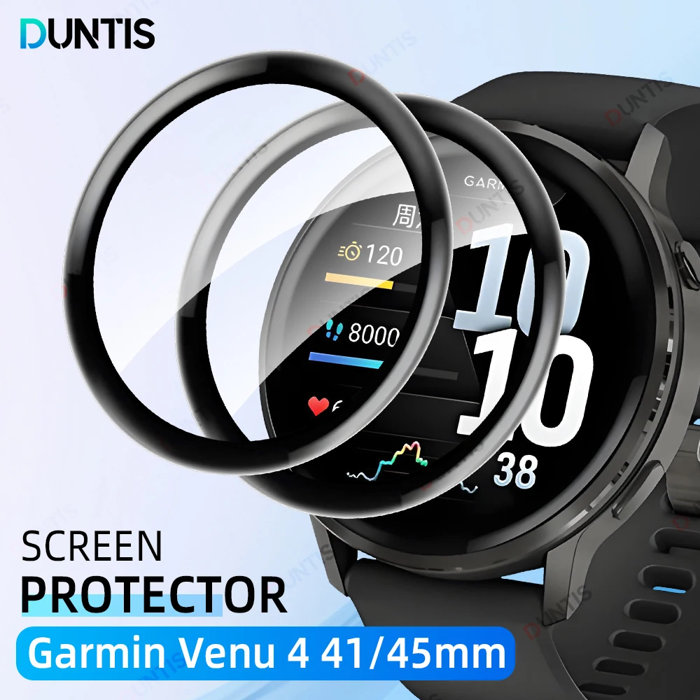 Screen Protector for Garmin Venu 4 45mm / 41mm 3D Curved Screen Protector Ultra-HD Full Coverage Protective Film Accessories
Screen Protector for Garmin Venu 4 45mm / 41mm 3D Curved Screen Protector Ultra-HD Full Coverage Protective Film Accessories