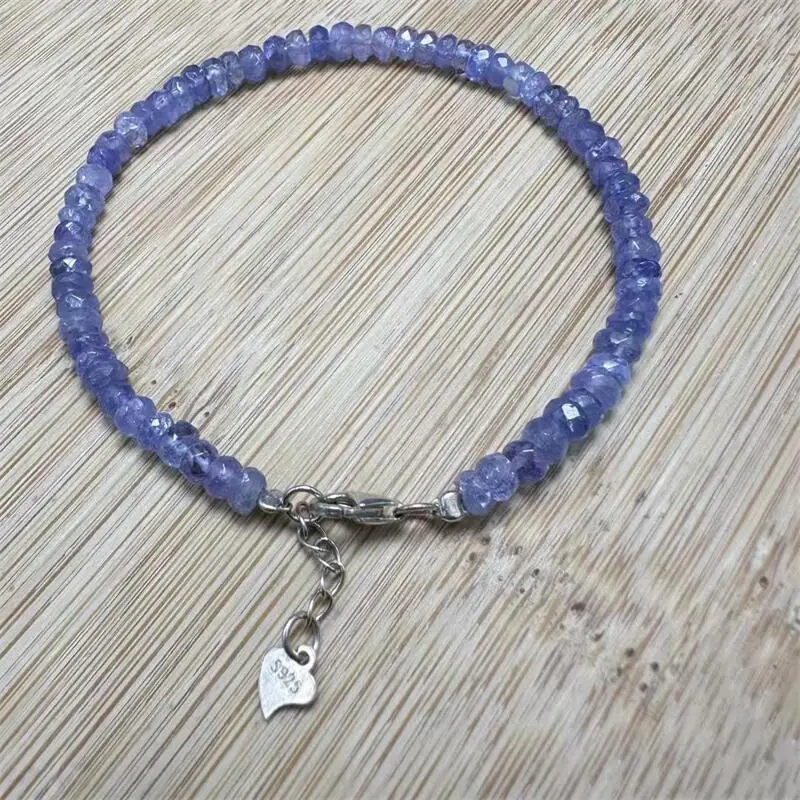 3.8MM Natural Tanzanite Facet Bead Bracelet Women Reiki Healing Strand Bangles Jewelry For Female Gift 1PCS
3.8MM Natural Tanzanite Facet Bead Bracelet Women Reiki Healing Strand Bangles Jewelry For Female Gift 1PCS