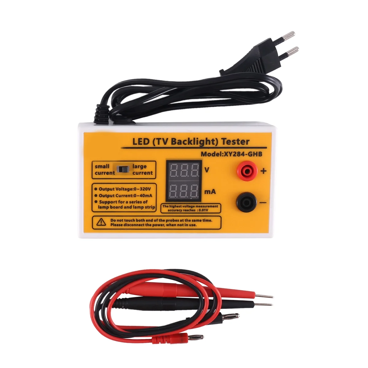 ABNC-0-320V Output LED TV Backlight Tester LED Strips Test Tool with Current and Voltage Display for LED Application EU Plug
ABNC-0-320V Output LED TV Backlight Tester LED Strips Test Tool with Current and Voltage Display for LED Application EU Plug