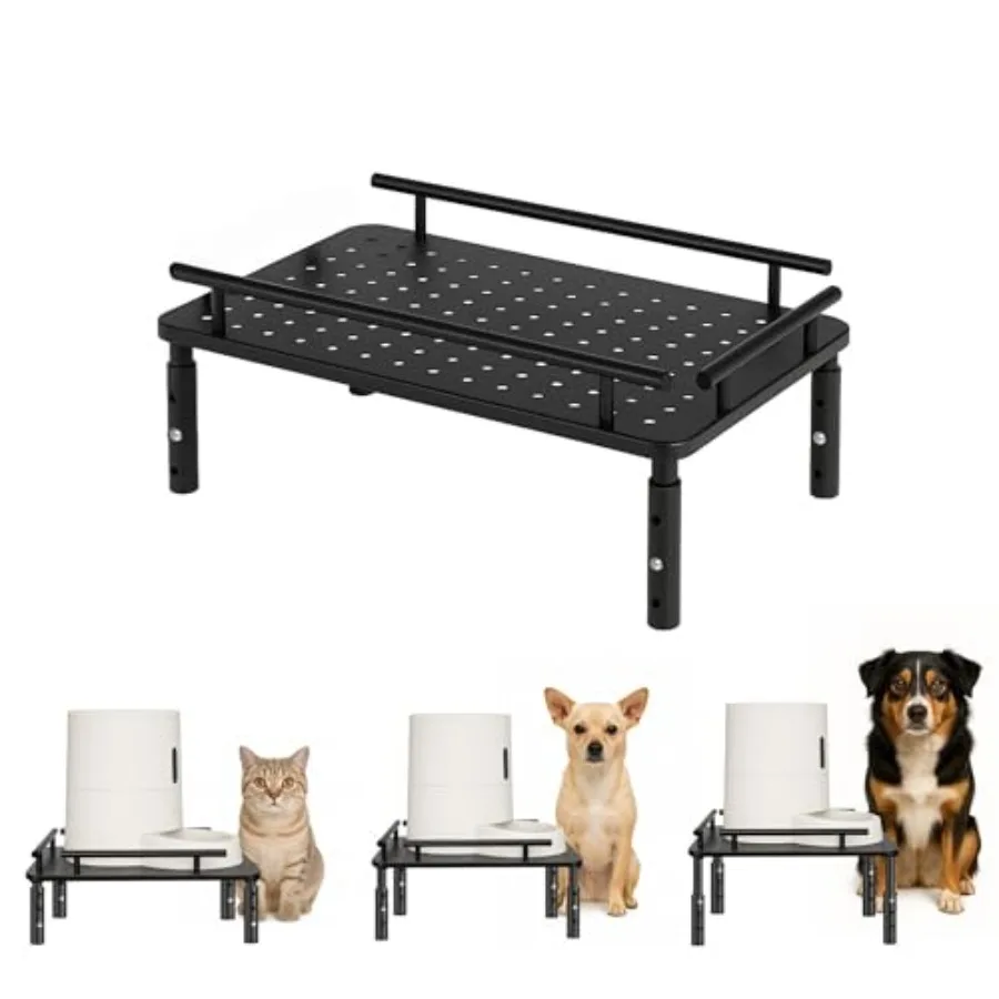 Raised Pet Feeder Stand for Cats and Dogs Neck Health, Metal Holder for Pet Automatic Feeders, Pet Water Dispenser Stand, Adjus
Raised Pet Feeder Stand for Cats and Dogs Neck Health, Metal Holder for Pet Automatic Feeders, Pet Water Dispenser Stand, Adjus
