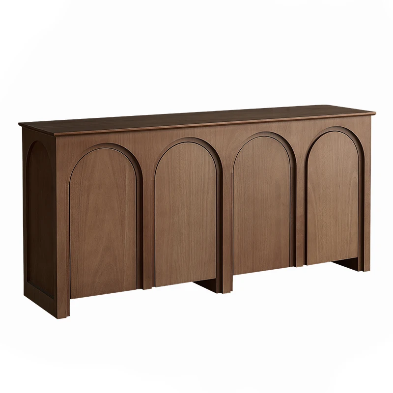 French medieval round arch side cabinet solid wood side cabinet against the wall household tea cabinet entrance locker bucket
French medieval round arch side cabinet solid wood side cabinet against the wall household tea cabinet entrance locker bucket