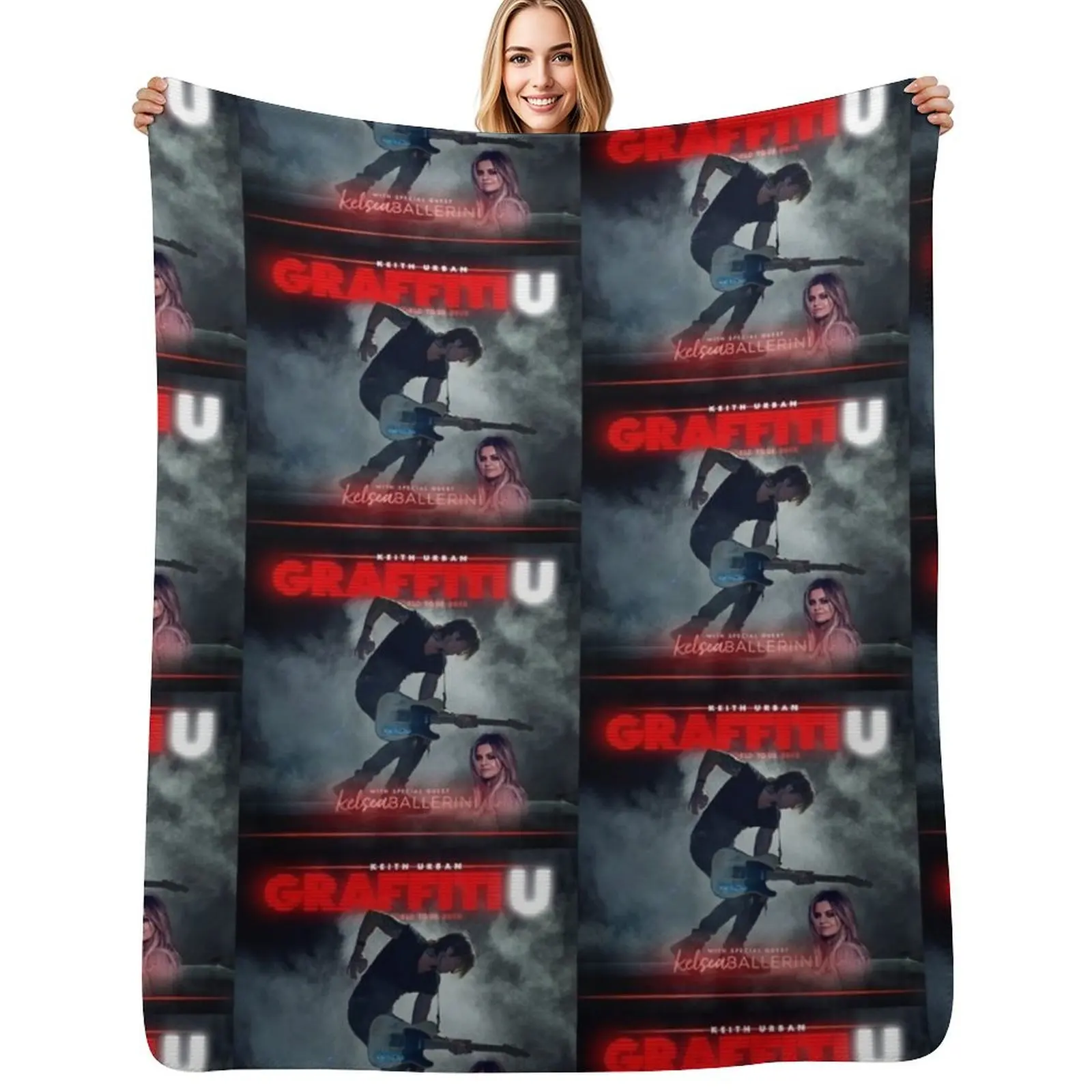 Keith Urban tour kel5 2019 Throw Blanket Stain Resistant Cozy Warm Blanket
Keith Urban tour kel5 2019 Throw Blanket Stain Resistant Cozy Warm Blanket