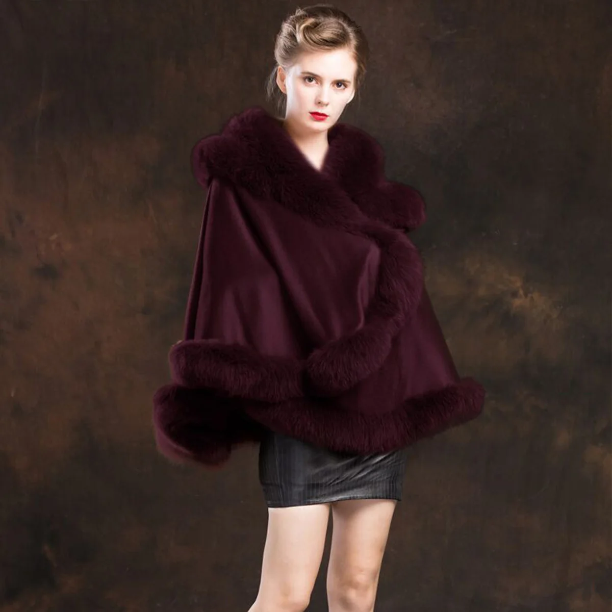 Шаль из натуральной кожи и шерсти с воротником из страусиной лисы, женская меховая шаль из натуральной кожи, Новое поступление, шаль для женщин
Шаль из натуральной кожи и шерсти с воротником из страусиной лисы, женская меховая шаль из натуральной кожи, Новое поступление, шаль для женщин