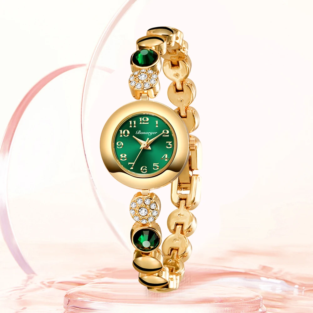 BONARGER Fashion Women Quartz Watch Diamond-set stylish watch Water-Resistant Gifts for Lady Women's Wriswatch reloj para mujer
BONARGER Fashion Women Quartz Watch Diamond-set stylish watch Water-Resistant Gifts for Lady Women's Wriswatch reloj para mujer