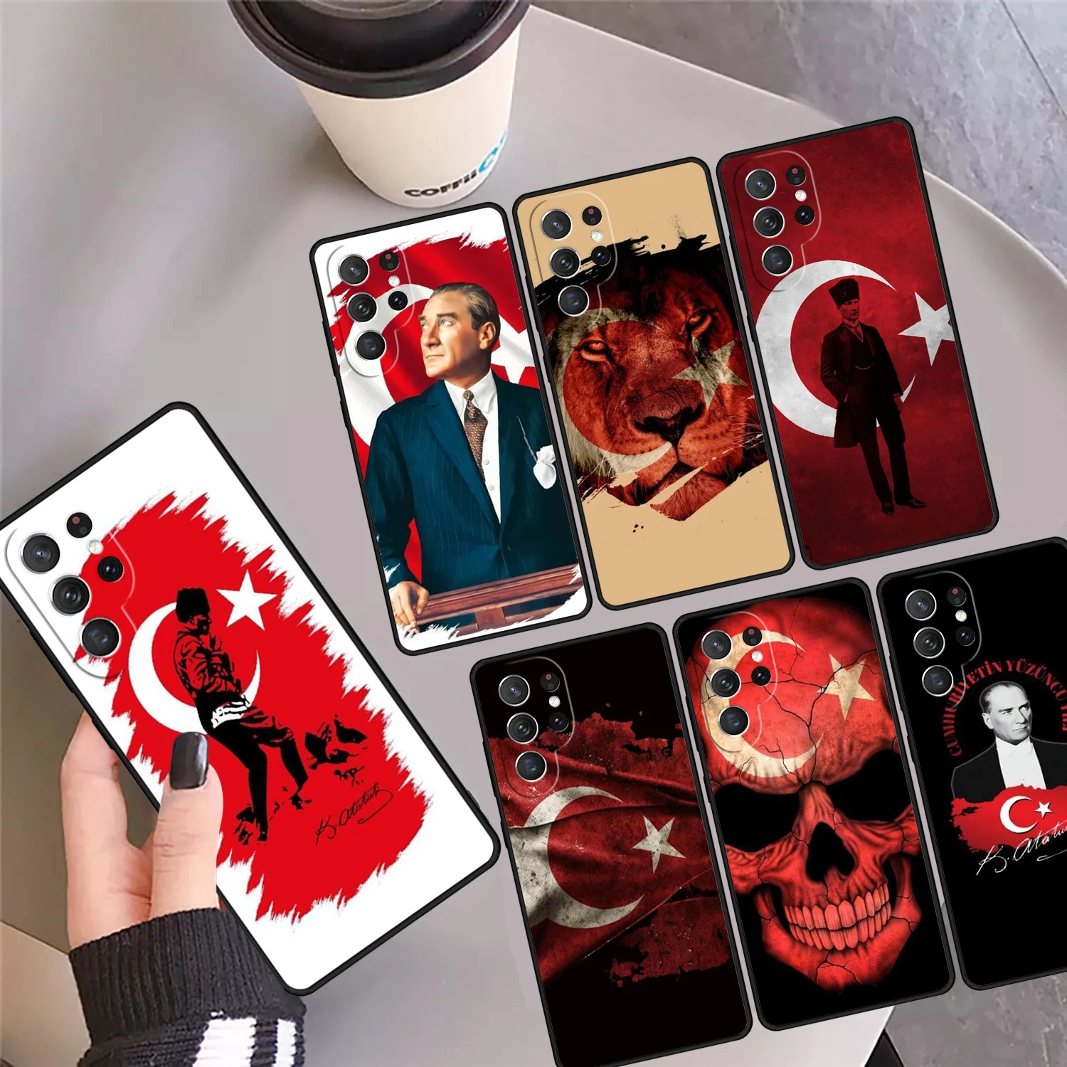 Чехол для телефона с турецким флагом Ататюрка для Samsung Galaxy S24 S25 Ultra S23 S22 Plus S21fe Lite S20 Note 10 20 Pro 
Чехол для телефона с турецким флагом Ататюрка для Samsung Galaxy S24 S25 Ultra S23 S22 Plus S21fe Lite S20 Note 10 20 Pro