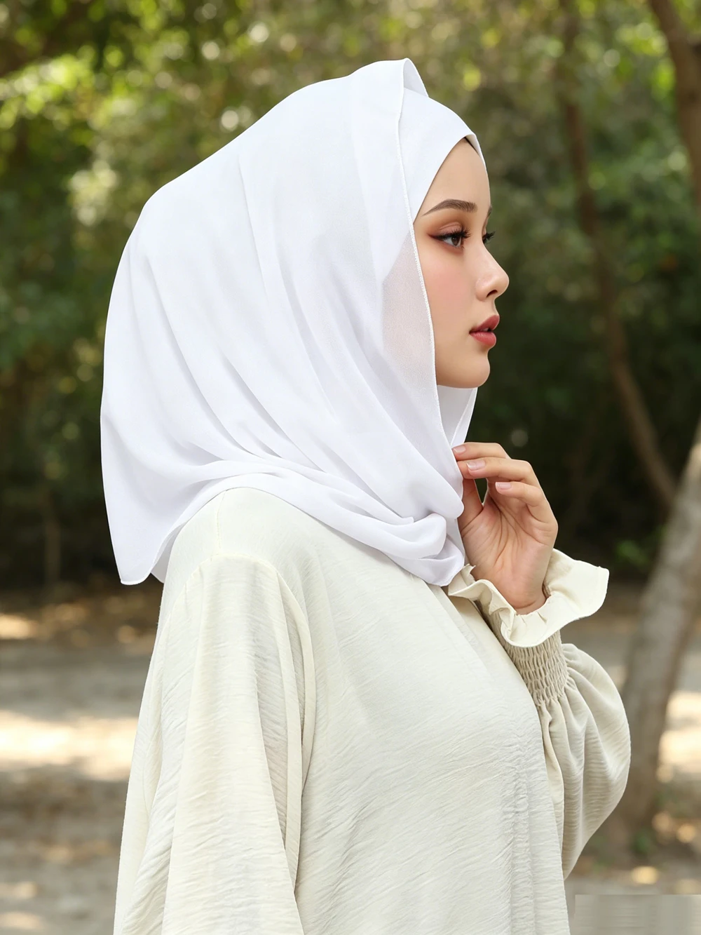 Women Instant White Amira Hijab Turban Jersey Chiffon Headscarf Muslim Head Wrap Shawls Saudi Dubai Islamic Wear Turbante Mujer
Women Instant White Amira Hijab Turban Jersey Chiffon Headscarf Muslim Head Wrap Shawls Saudi Dubai Islamic Wear Turbante Mujer