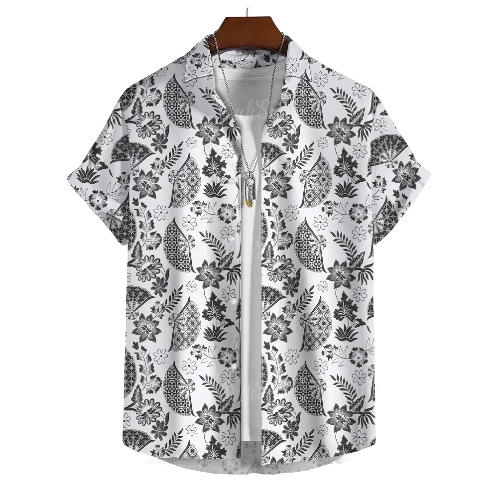 Ethnic Style Men'S Shirt Summer Short Sleeved Street Hawaiian Shirt Man Top Prismatic 3d Printed Oversized Vintage Shirt For Men
Ethnic Style Men'S Shirt Summer Short Sleeved Street Hawaiian Shirt Man Top Prismatic 3d Printed Oversized Vintage Shirt For Men