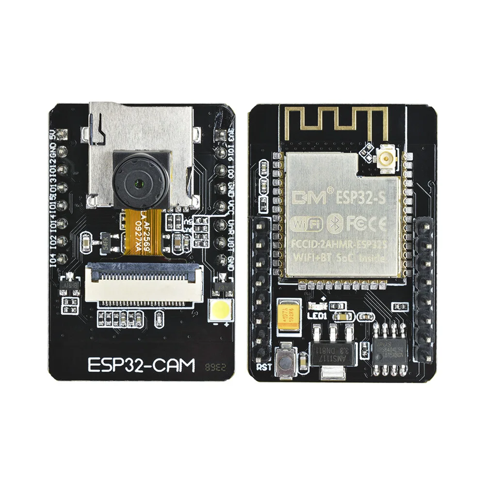 Type-C ESP32 Serial to WiFi ESP32 CAM ESP32-CAM WiFi Module Development Board ESP32-CAM-MB 5V Bluetooth + OV2640 Camera Module
Type-C ESP32 Serial to WiFi ESP32 CAM ESP32-CAM WiFi Module Development Board ESP32-CAM-MB 5V Bluetooth + OV2640 Camera Module