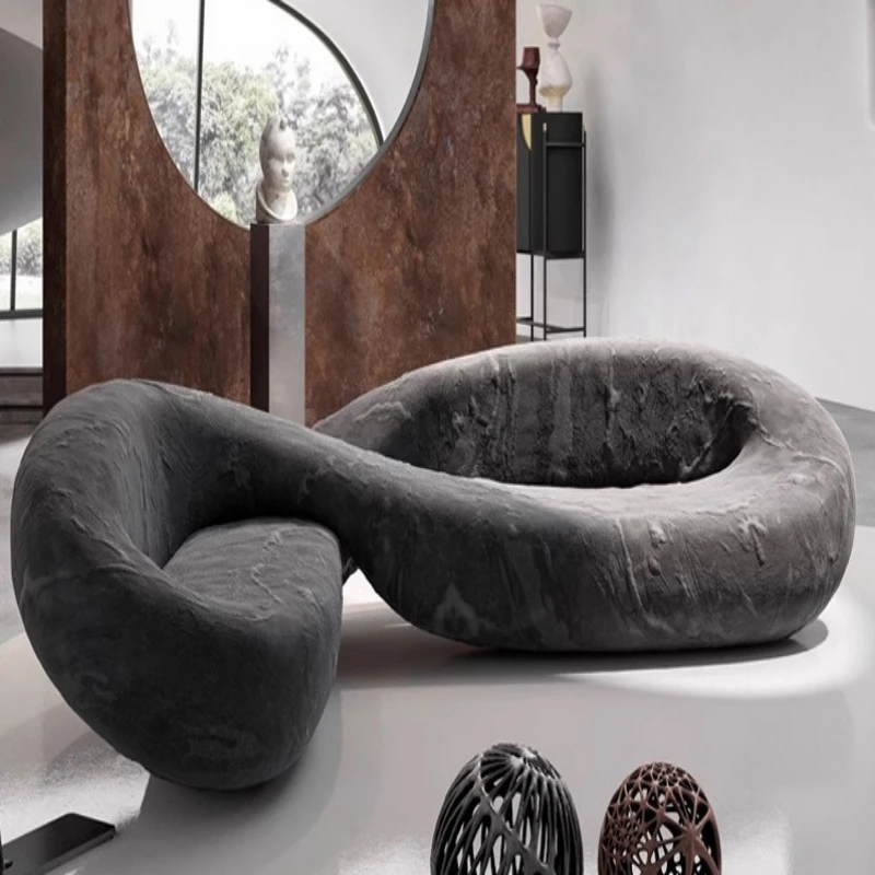 Minimalist special-shaped sofa, living room furniture creative hollow snake sofa
Minimalist special-shaped sofa, living room furniture creative hollow snake sofa