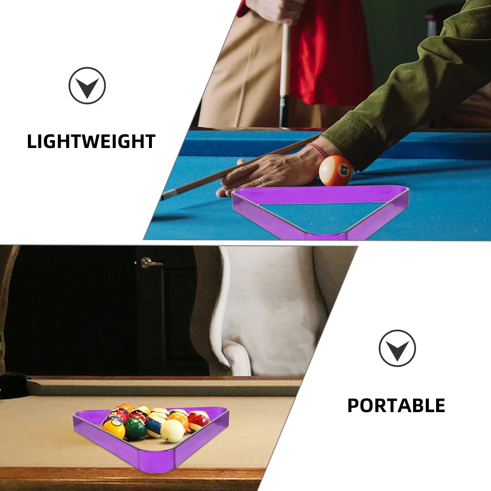2 Pcs Triangle Billiard Rack Tripod Pool Table Supplies Tennis Balls Racks Organizer
2 Pcs Triangle Billiard Rack Tripod Pool Table Supplies Tennis Balls Racks Organizer