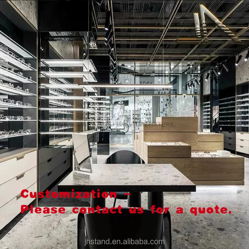 custom.Optical Shop Eyewear Display Table Interior Decoration Design Showcase Cabinets Modern Furniture Glasses Store
custom.Optical Shop Eyewear Display Table Interior Decoration Design Showcase Cabinets Modern Furniture Glasses Store