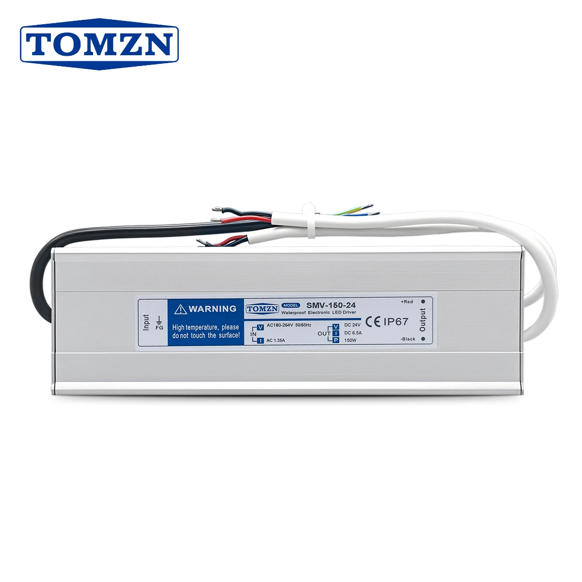 TOMZN 150W IP67 Waterproof Switching Power Supply 2 Output AC 180-264V to DC 12V/24V LED Driver Outdoor Adapter for CCTV PLC
TOMZN 150W IP67 Waterproof Switching Power Supply 2 Output AC 180-264V to DC 12V/24V LED Driver Outdoor Adapter for CCTV PLC