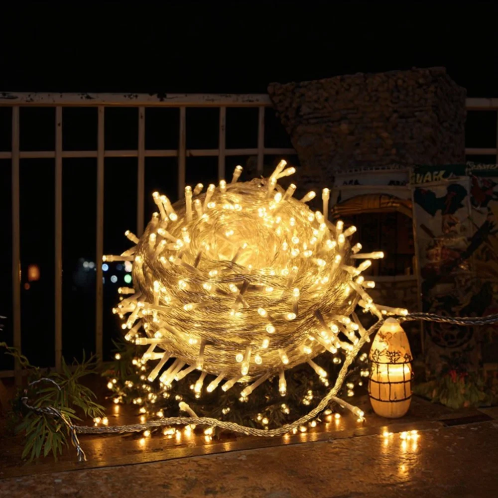 LED String Light Plug 220V EU Plug 10M Christmas Garlands Decoraction Fairy Lamp For Home Wedding Party Holiday
LED String Light Plug 220V EU Plug 10M Christmas Garlands Decoraction Fairy Lamp For Home Wedding Party Holiday
