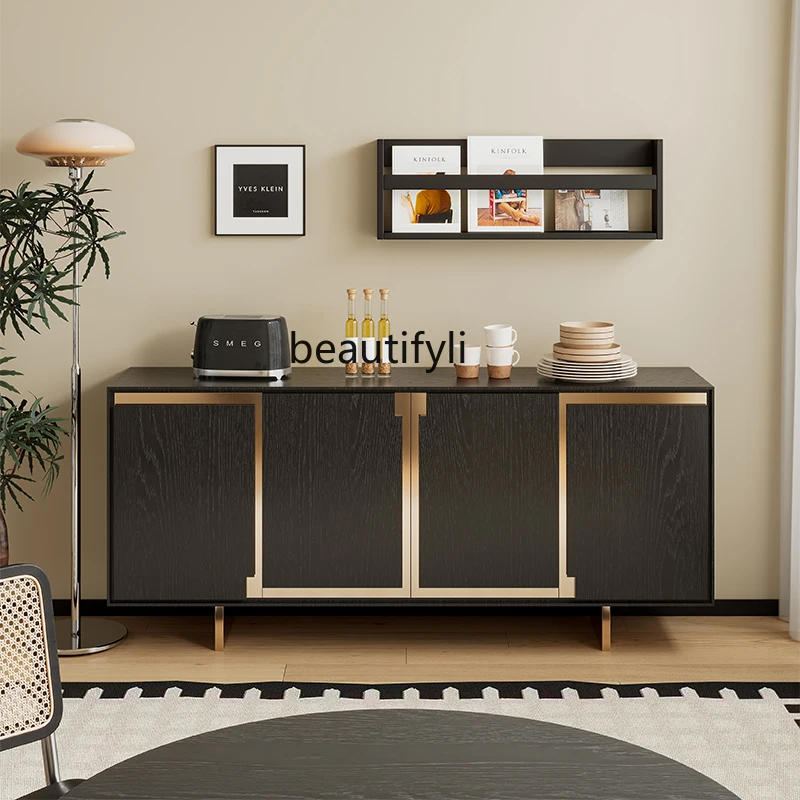 French minimalist solid wood porch cabinet light luxury living room partition dining cabinet integrated home front door shelf
French minimalist solid wood porch cabinet light luxury living room partition dining cabinet integrated home front door shelf