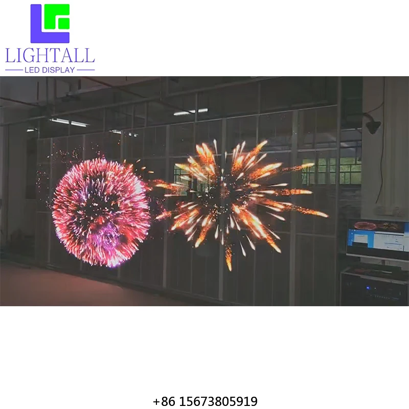 P3.91 Indoor Outdoor Glass Window Curtain Transparent Stage Video Wall for Shopping Mall Advertising LED Display
P3.91 Indoor Outdoor Glass Window Curtain Transparent Stage Video Wall for Shopping Mall Advertising LED Display