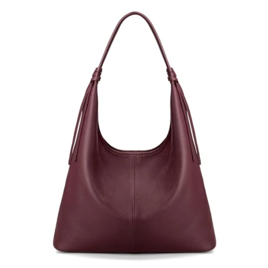 befen Genuine Leather Slouchy Hobo Purses for Women Top Grain Real Leather Tote Handbags Shoulder Satchel with Tassel Ribbon
befen Genuine Leather Slouchy Hobo Purses for Women Top Grain Real Leather Tote Handbags Shoulder Satchel with Tassel Ribbon
