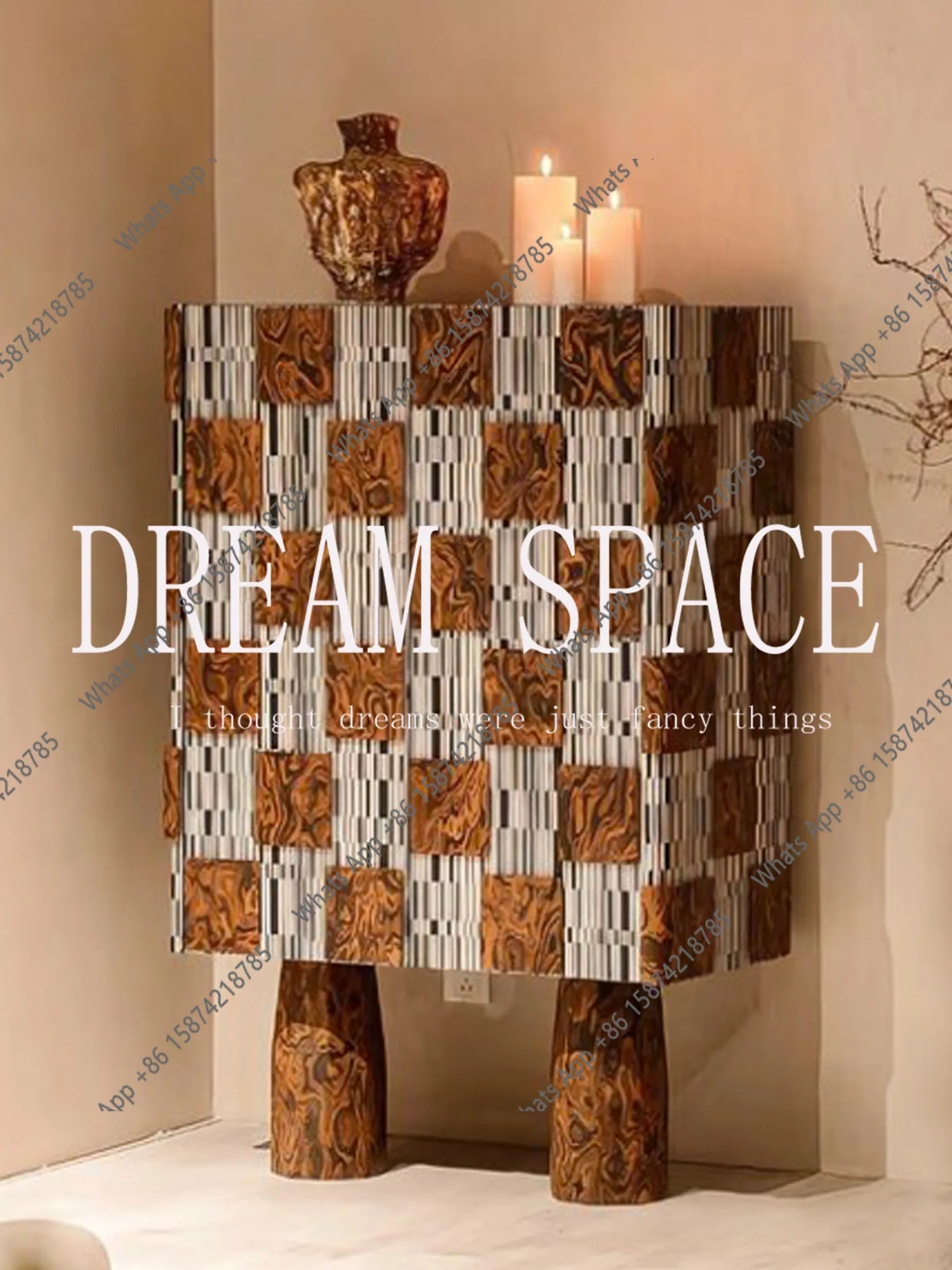 Medieval Art Design Wine Cabinet Creative Decoration Side Cabinet Double Door Exhibition Hall Storage Entrance Cabinet Designer
Medieval Art Design Wine Cabinet Creative Decoration Side Cabinet Double Door Exhibition Hall Storage Entrance Cabinet Designer