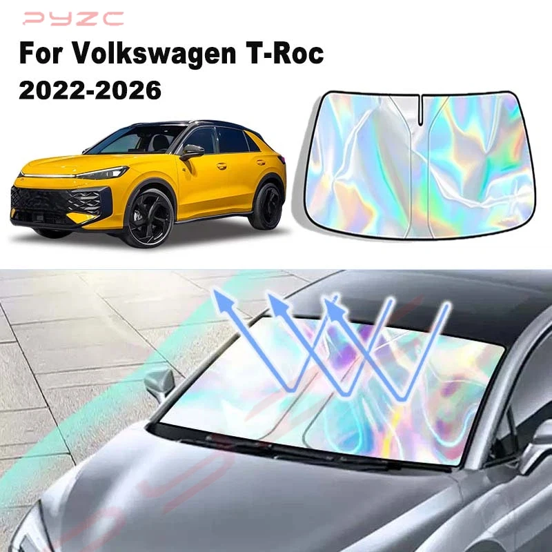 For Volkswagen T-Roc 2022-2026 Car Windshield Sunshade Cover Front Window Sun Shade Visor Auto Interior UV Protection
For Volkswagen T-Roc 2022-2026 Car Windshield Sunshade Cover Front Window Sun Shade Visor Auto Interior UV Protection