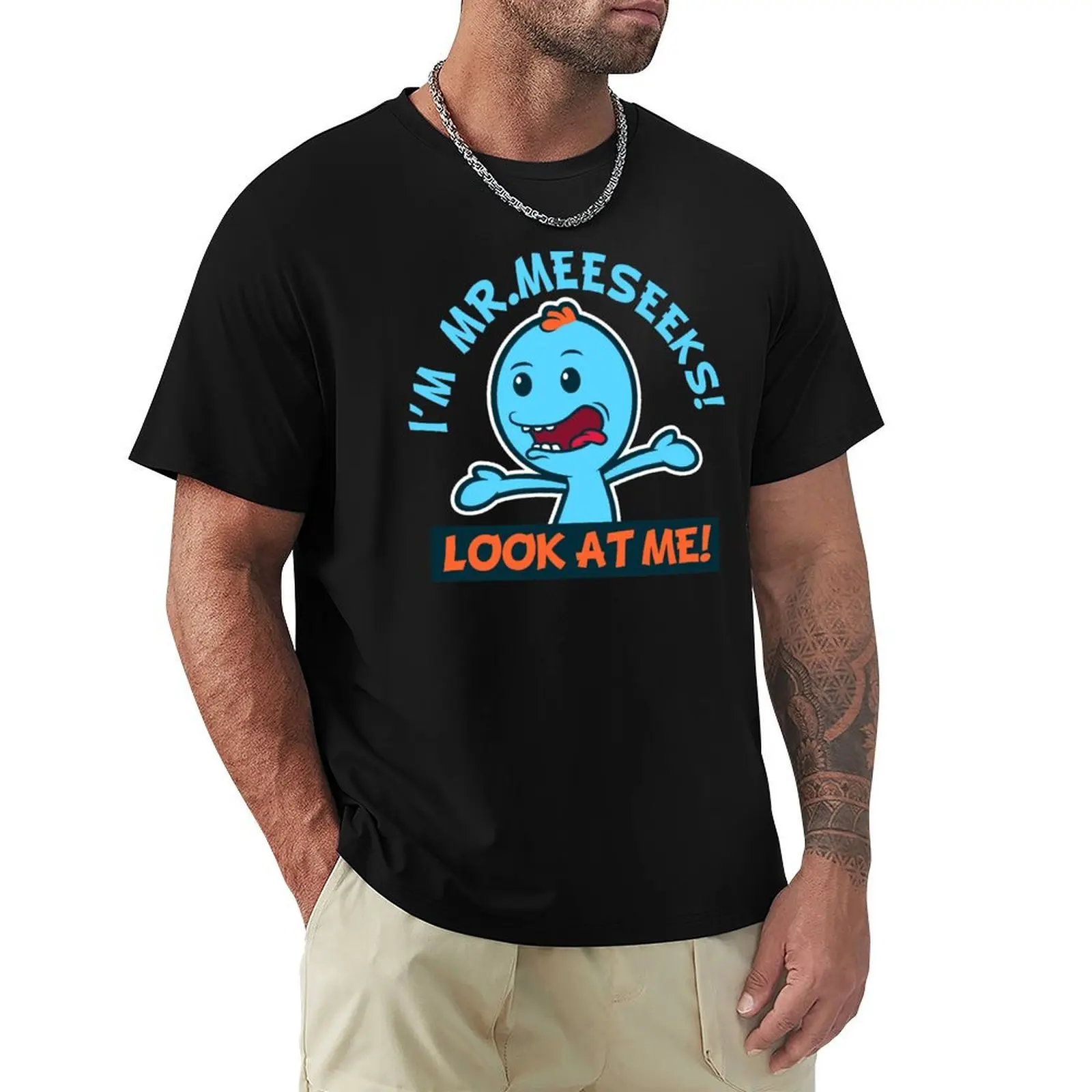 MR. MEESEEKS! LOOK AT ME! T-Shirt Large Size Breathable Tee
MR. MEESEEKS! LOOK AT ME! T-Shirt Large Size Breathable Tee