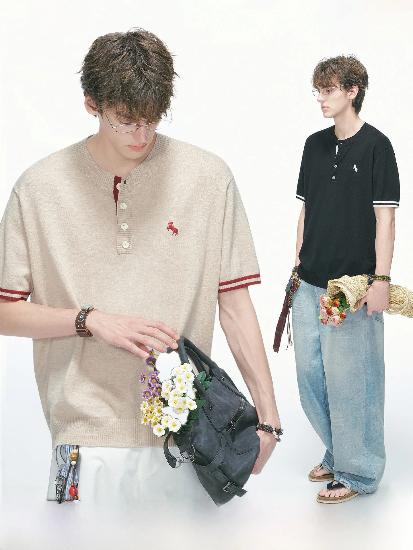 Dream Made Knitted Short Sleeve T-Shirt Henry Collar Embroidery Year Men's Summer New Style Breathable Comfortable Poly...
Dream Made Knitted Short Sleeve T-Shirt Henry Collar Embroidery Year Men's Summer New Style Breathable Comfortable Poly...