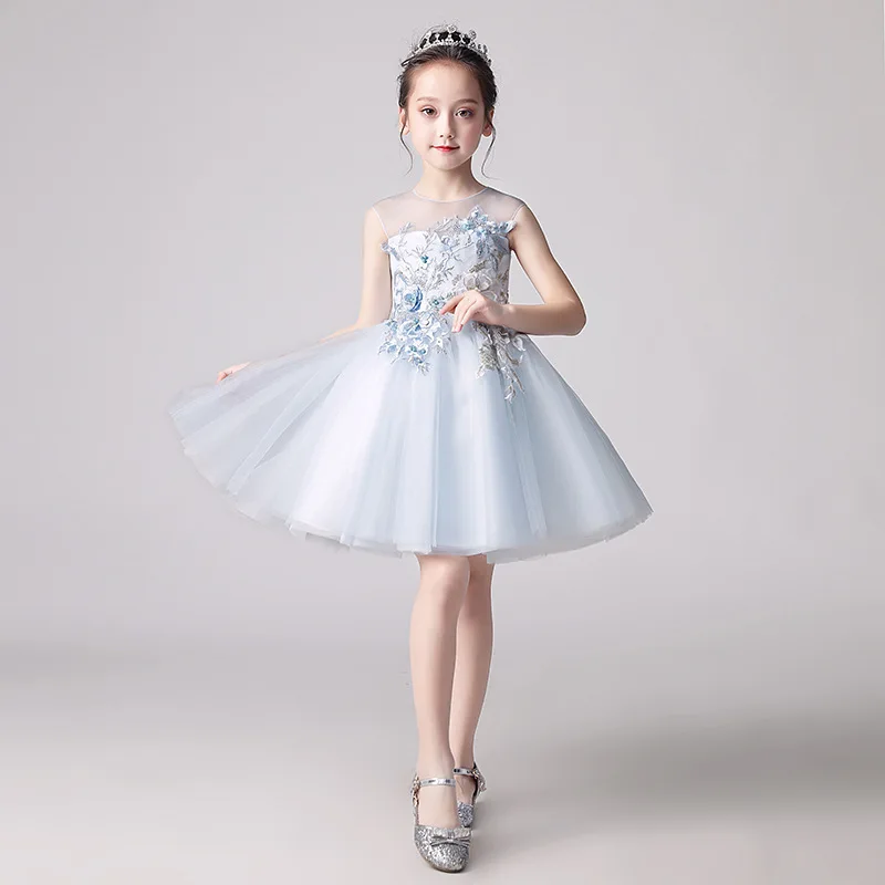3-12 years blue birthday dresses for girls party 5-6Y princess dress summer new flower wedding children's piano performance
3-12 years blue birthday dresses for girls party 5-6Y princess dress summer new flower wedding children's piano performance
