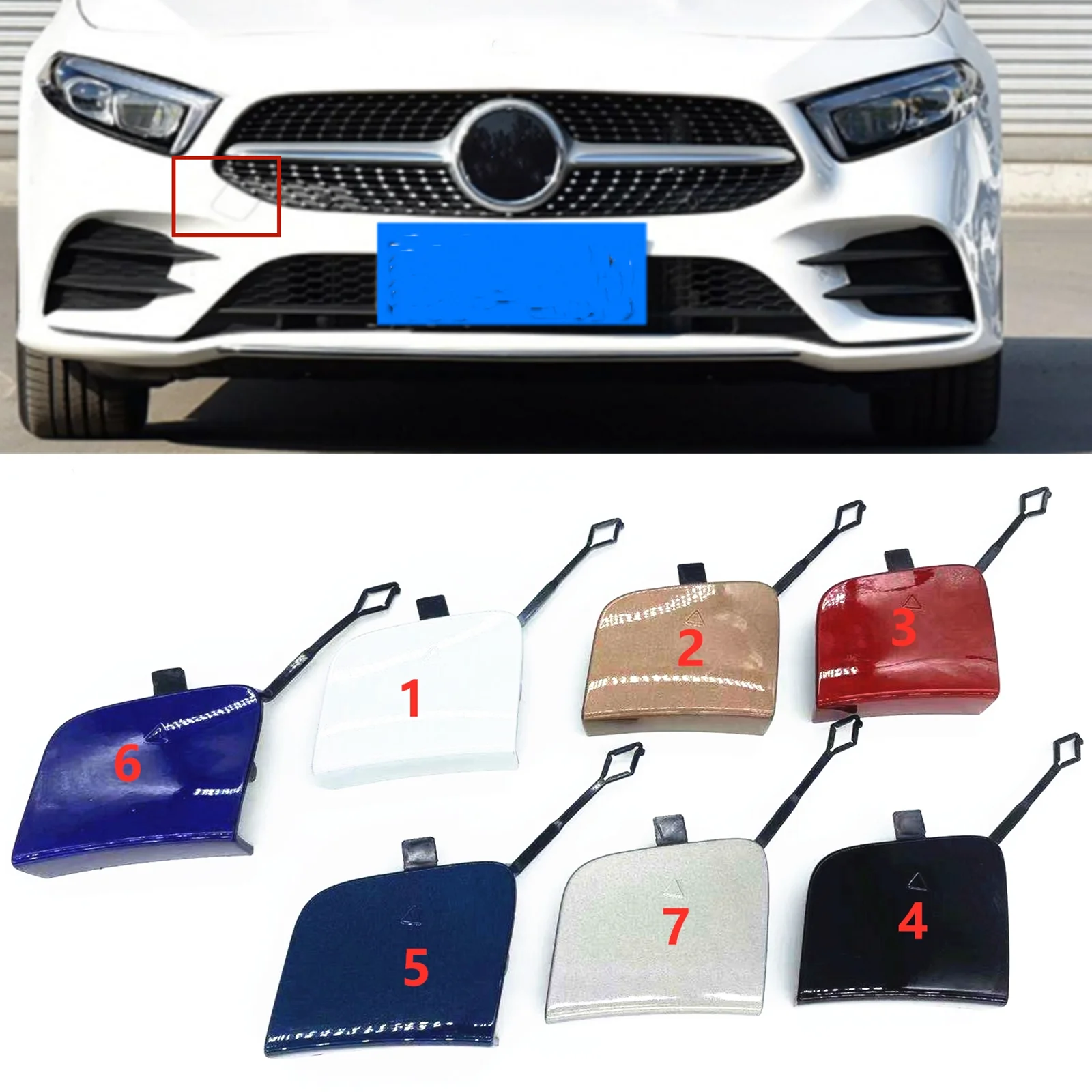 Front Bumper Towing Access Cap Tow Hook Cover For Mercedes Benz A Class W177 A180 A200 A220 A250 A35 Sport Sedan AMG 2019-2020
Front Bumper Towing Access Cap Tow Hook Cover For Mercedes Benz A Class W177 A180 A200 A220 A250 A35 Sport Sedan AMG 2019-2020
